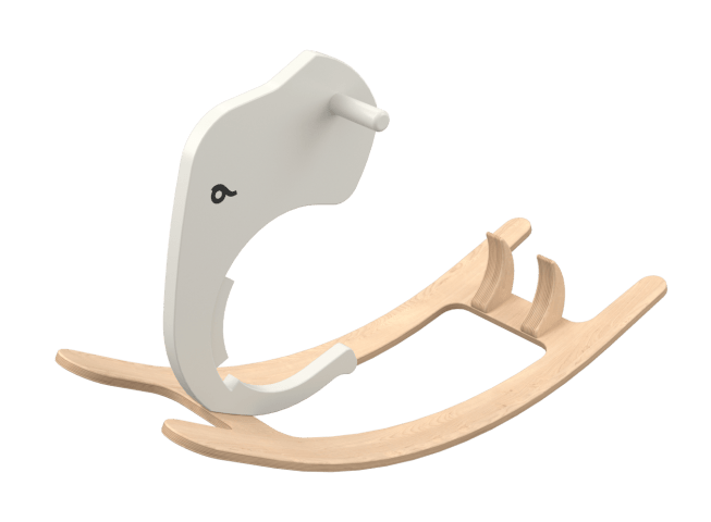 Rocking Elephant Add-on, white